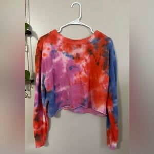 Wild Fable, cropped tie dye longsleeve, NWOT, Size M